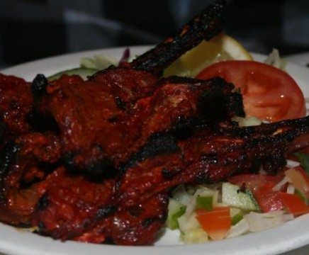 Tikka lamb chops