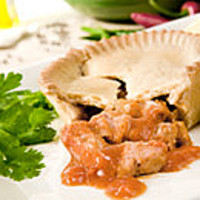 Chicken tikka pie
